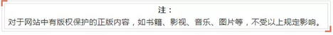 版权保护不受影响 版权保护不受影响